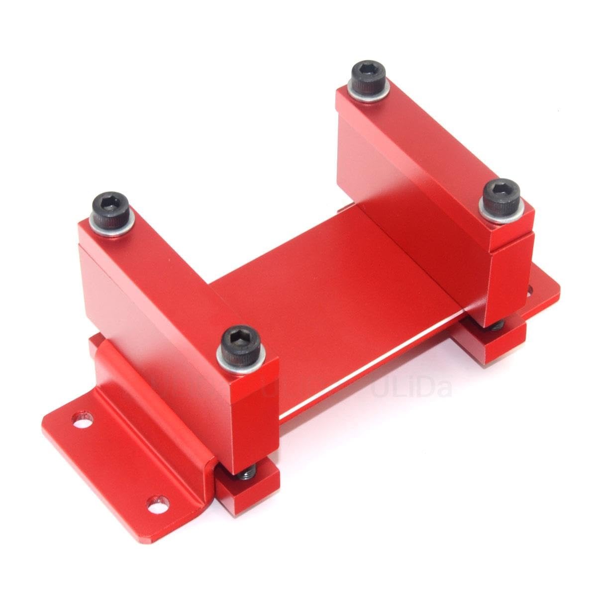Banco de Pruebas de Motor de Gasolina Banco de rodaje Motor de metanol for aeromodelos RC CNC Aeromodelo(Red)