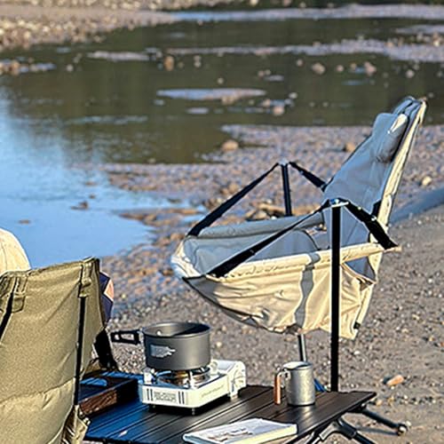 Chaise de camping robuste au design ergonomique pour pelouse