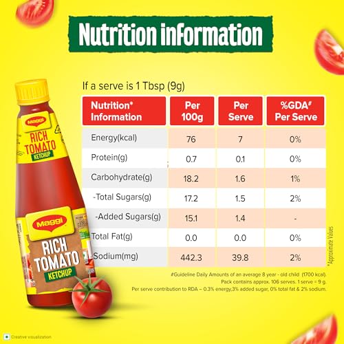 Image of MAGGI Rich Tomato Ketchup, 960g (Pack of 3)
