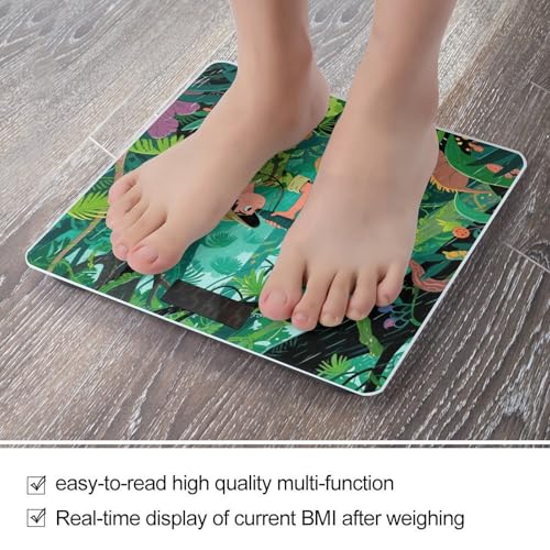Báscula Digital de Baño Tropical Rainforest con Pantalla LED miniatura 5