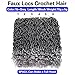 Goddess Locs 18 Inch Wavy Curly Faux Locs Crochet Hair With Curly Ends - Pre Looped Synthetic Braids Hair for Black Women Extensions