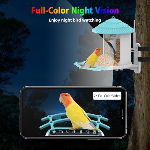 Smart-Bird-Feeder-with-Camera-Solar-Powered-2K-4MP-Real-Time-Video-Watch-Bird-House-Build-in-64GB-Card-AI-Identify-Bird-Instant-Notifications-Ideal-Gift-for-Bird-Lovers