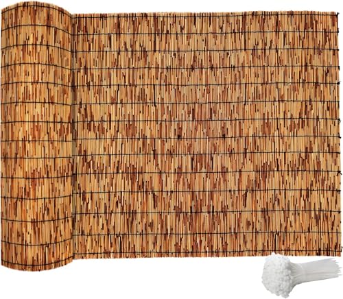 Bamboo Fence,Reed Fencing 4Feet High Bamboo Privacy...