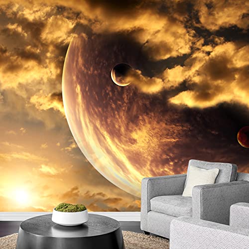 wall26 Wall Mural Grey-White Retro Wood Textured Paneling Removable Self-Adhesive Large Wallpaper - 66x96 inches