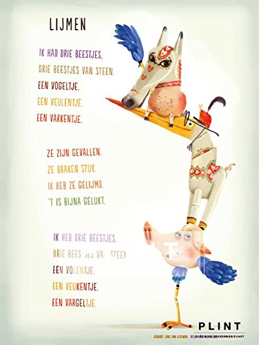 Plint poëzieposter 'Lijmen' Joke van Leeuwen Job van Gelder