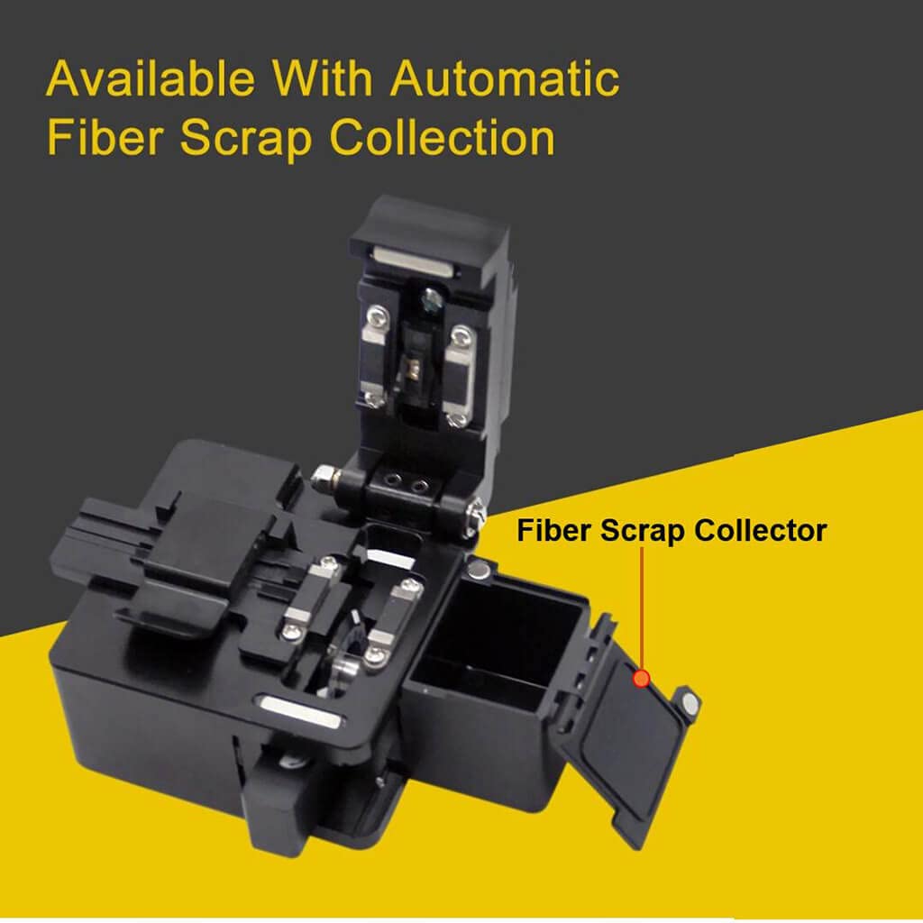 TM27 Fiber Cleaver Cortadora de Fibra Óptica, Alta Precisión con 16 Puntos de Corte de Fibra con Soporte de Fibra 3 en 1 para Fibra de 0.25mm 0.9mm 3.0mm