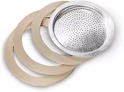 Filtro para cafeteira italiana 12 xícaras com anel Kehome