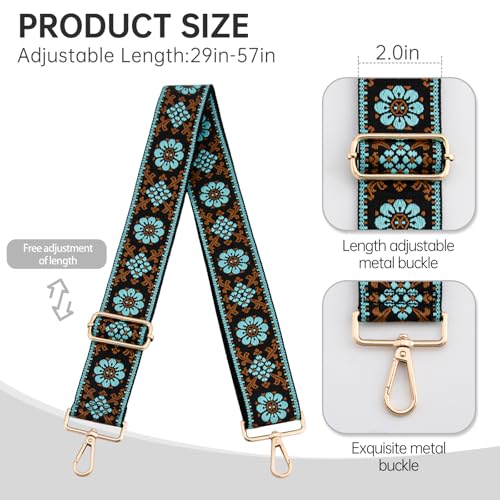 Image of Purse Straps Replacement Crossbody Wide Bag Strap for Purses Adjustable Shoulder Straps for Women Bags