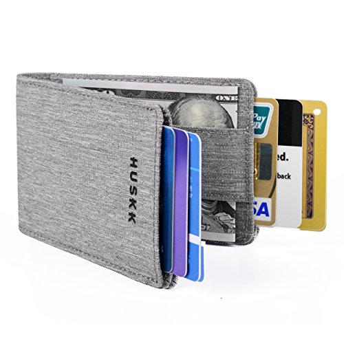 Men Wallet - RFID Minimalist Slim Front Pocket Card Travel Holder Clip D4