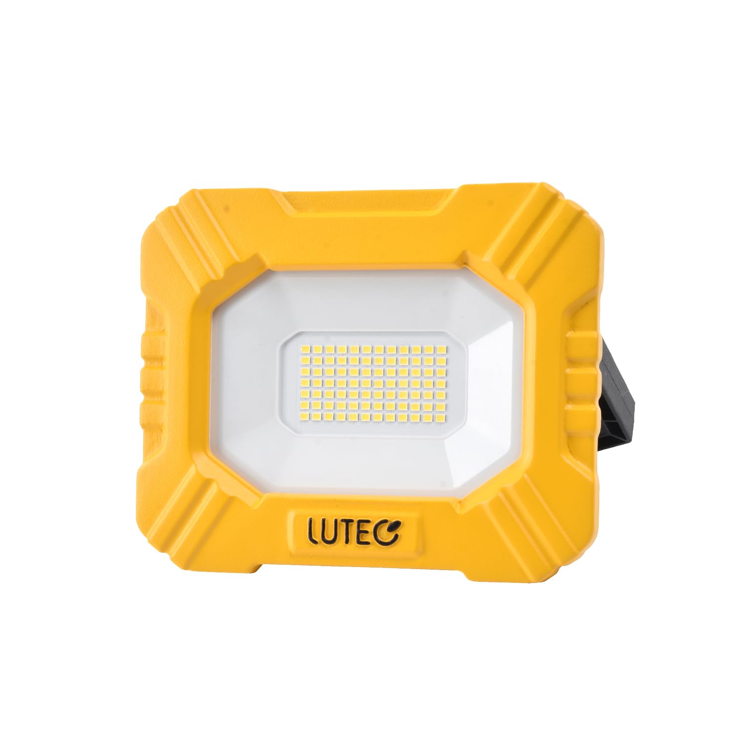 LUTEC 3500LM LED-Arbeitsleuchte, wiederaufladbare Magnet-Arbeitsleuchte mit Ständer, tragbare 5000K Flutlichtleuchte für Autoreparatur, Angeln, Camping, Notfälle, Wandern, 3 Modi (1 Stück)