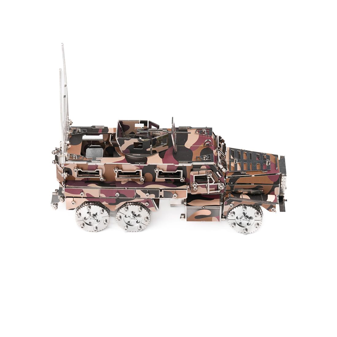 3D Metall Puzzle Erwachsene Militär Panzerfahrzeug Montage Kit 200+ Stück | FüR Modellbau-Fans Und Technikliebhaber RäUmliches Denken Und Geduld MilitäRfahrzeug-Design Stabiler Konstruktion
