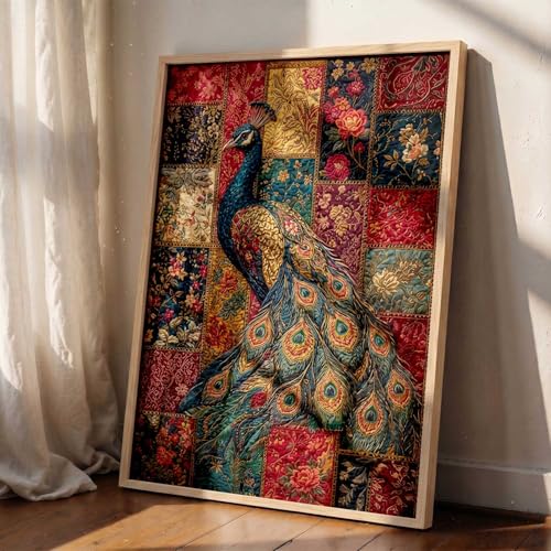 Image of kotart Traditional Art Wall Painting Home Decoration With Frame For Living Room Bed Room Hotel Wall Decor Digital Reprint Engineered Wood (14X20 inch)