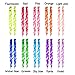 10pcs Colored Clip in Hair Extensions 22