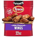 Tyson Any'tizers BBQ Bone In Chicken Wings, 22 oz (Frozen)