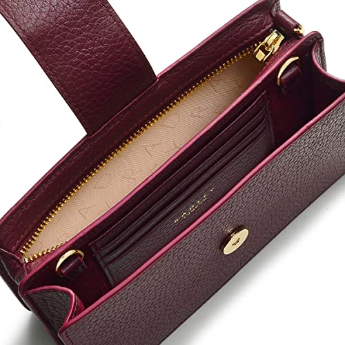 RADLEY London West Mews Women's Small Leather Phone Crossbody Bag, Dark Cherry3