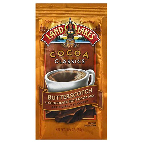 Land O Lakes Cocoa Classics, Butterscotch & Chocolate Hot Cocoa Mix, 1.25-Ounce Packets (Pack of 36)