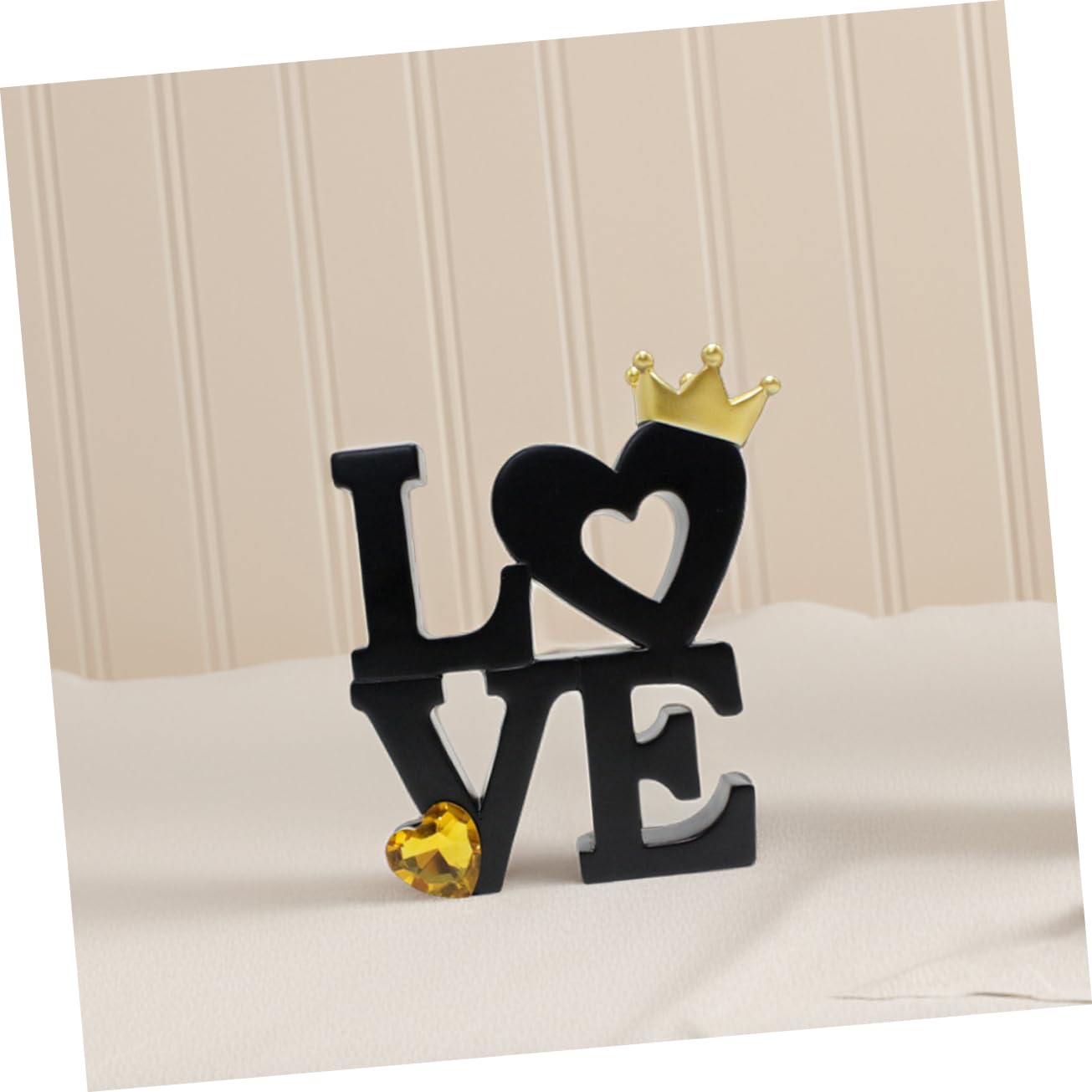 ABOOFAN Adorno de Madera Love con Corazón Colgante para Decoración de Mesas de Amor Centros de Mesa para Bodas y San Valentín Decoración para Hogar y