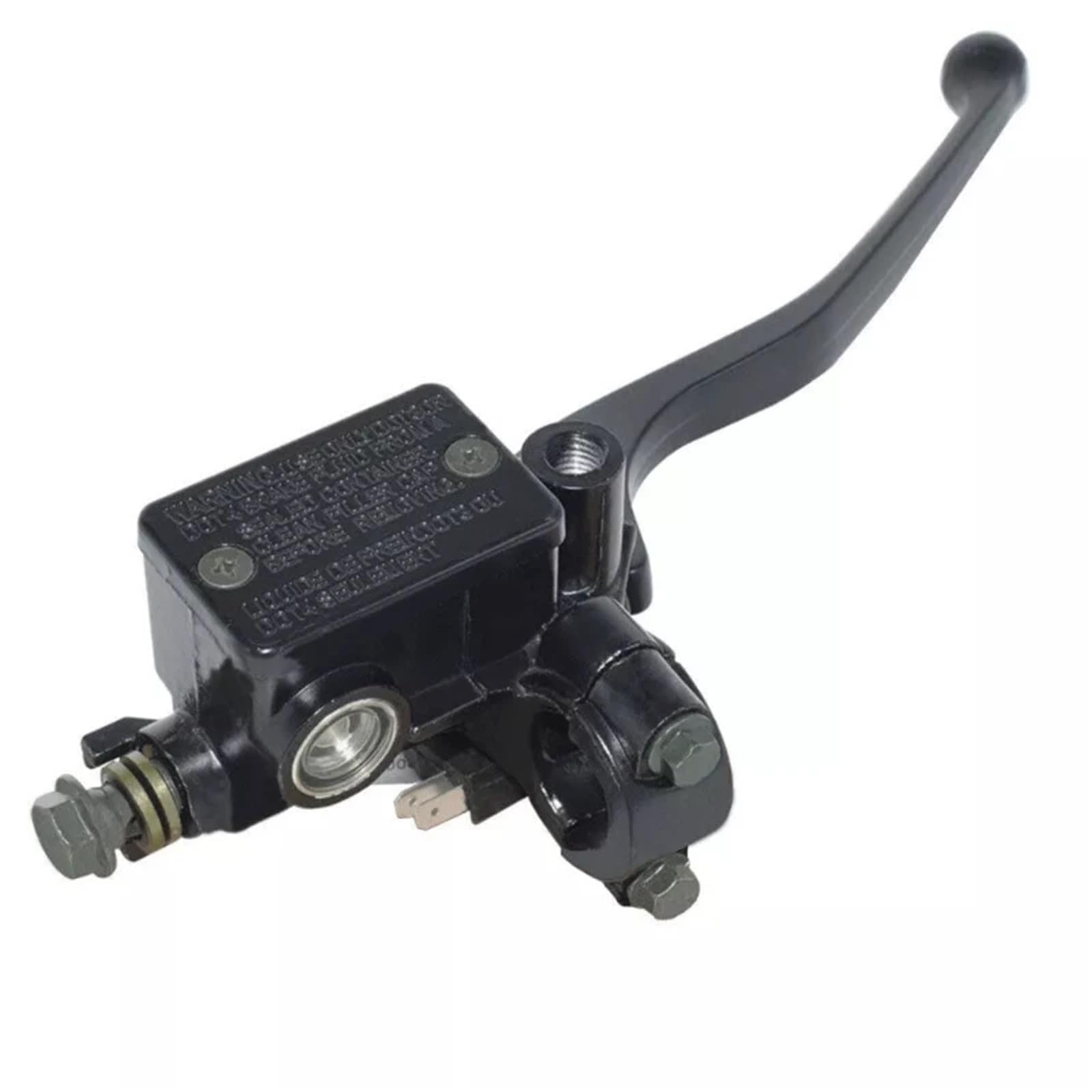Levier de Frein Moto Pompe de frein universelle pour moto, 22mm, maître-cylindre avant, levier hydraulique droit pour Dirt Pit Bike, ATV, Quad, cyclomoteur, Scooter(Style B)