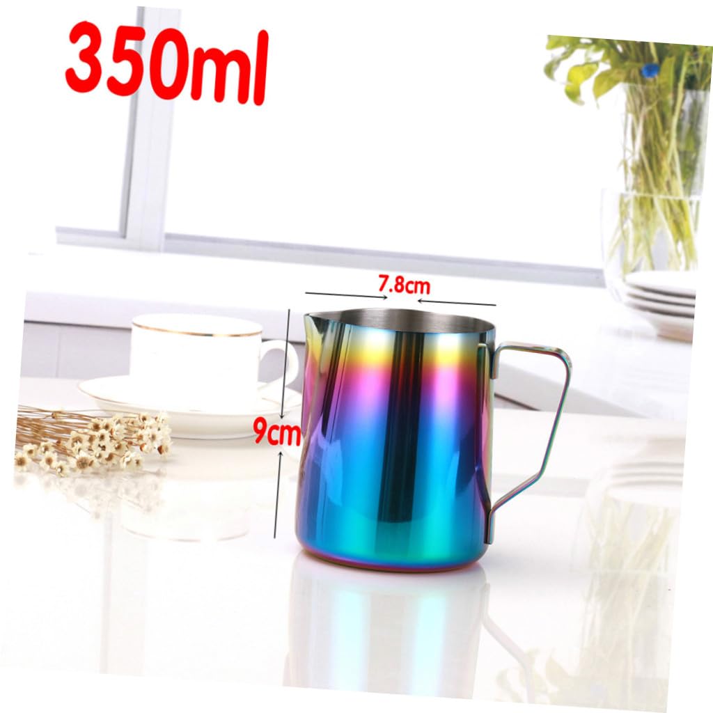 2st Schaumkrug Milchkrug Latte-art- Milchgießkanne Espresso Wdt Kaffeezubehör Für Kaffeebar Espressokannen Milchdampfer Kaffeemühle Cappuccino-tasse Messbecher