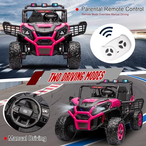Image of 4WD UTV 24V Ride On Toys for Big Kids Ride On 2 Seater Ride On Toys Kids