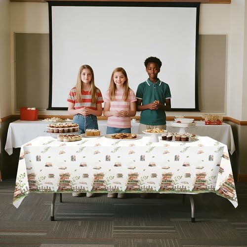 Nappe de fête pour bibliothèque étanche protégeant vos tables des taches de jus - 3