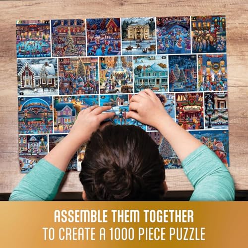 CEACO - Calendario de Adviento Eric Dowdle - 24 Puzzles Mini, Rompecabezas de 1000 piezas miniatura 4