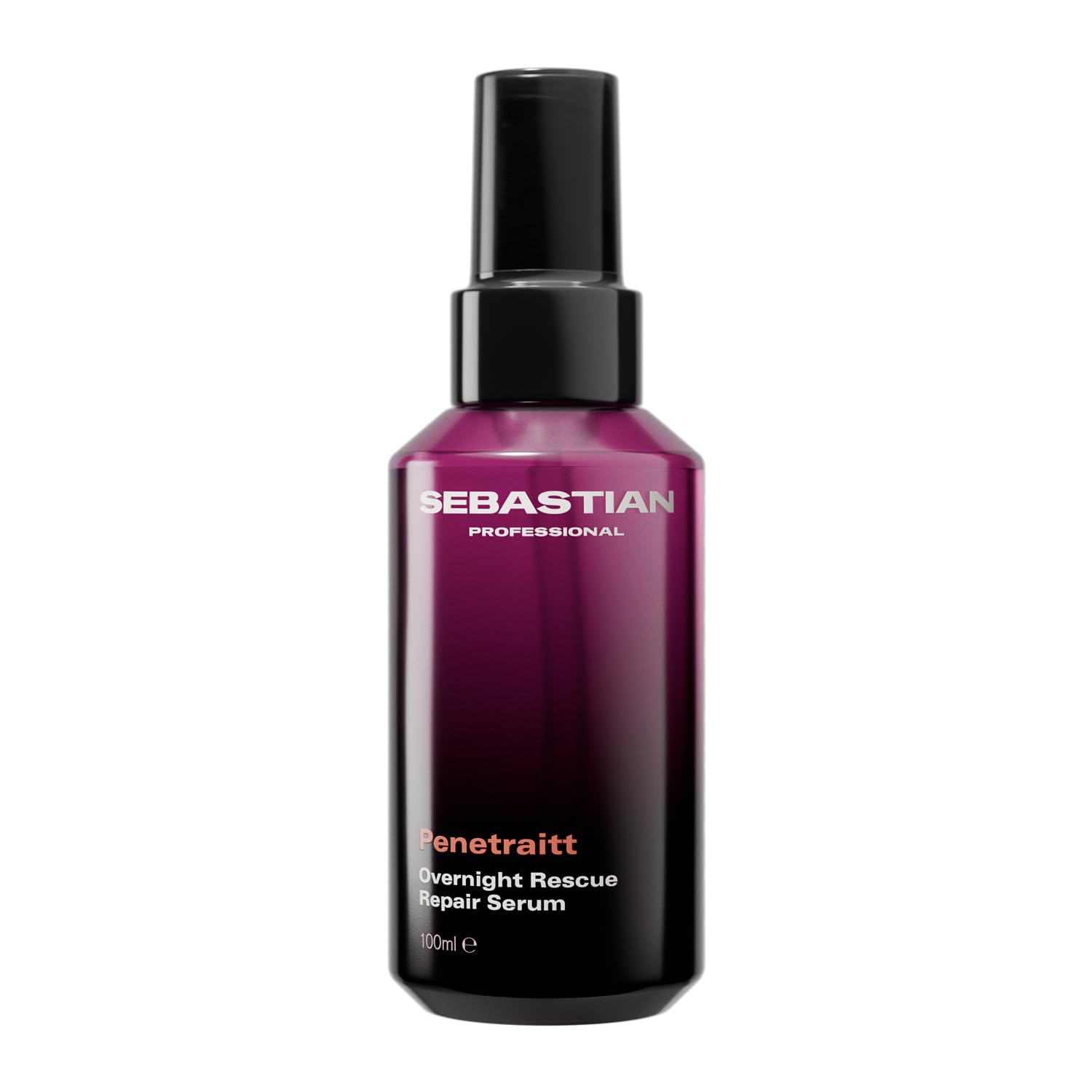 Sebastian Professional Penetraitt Overnight Rescue Repair Serum – Siero notturno riparatore che rigenera i capelli danneggiati, rendendoli morbidi e lisci al risveglio, 95 ml
