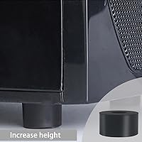 Vista 6 de 12 PCS espaciadores de goma multiusos de 1 pulgada de diámetro exterior x 3/8 pulgadas de diámetro interior x 1/2 pulgada de grosor, arandelas