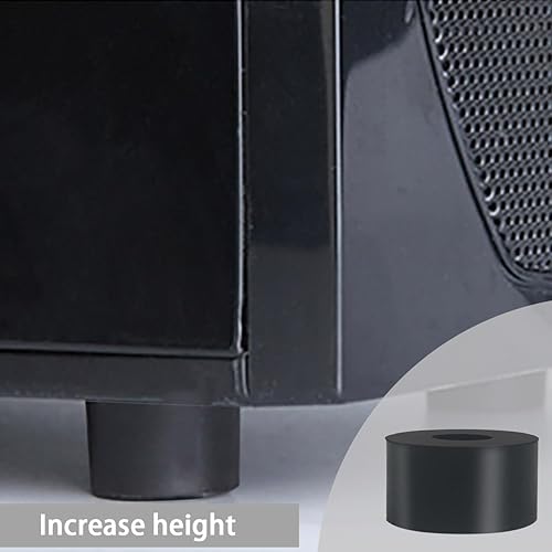 Miniatura 6 de 12 espaciadores de goma multiusos de 1 pulgada de diámetro exterior x 38 pulgadas de diámetro interior x 12 pulgada de grosor, buje de goma