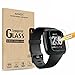 AKWOX [4 Pack] Fitbit Versa Tempered Glass Screen Protector, [0.3mm 2.5D High Definition] Screen Protector for Fitbit Versa [9H Hardness] [Crystal Clear] [Scratch Resist] [No-Bubble]