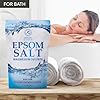 Sali da Bagno 3kg - Sali di Epsom 3000g - 100% Magnesio Naturale - Lenitivo e Allevia i Muscoli - Rilassamento e disintossicante - Cura del corpo - Miglior sonno - Pediluvio Massaggio