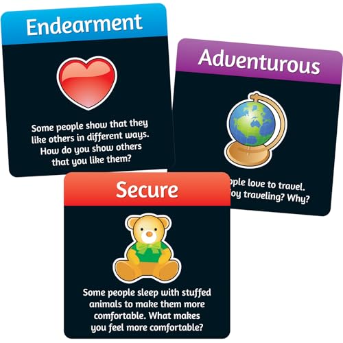 Image of Really Good Stuff Emoji Feelings Cards, 12-Pack, Ages 4+, PreK+