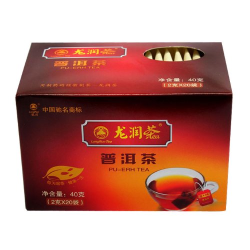 Longrun Pu'er Puerh Pu-erh Tea Bag Organic Tea Chinese Tea