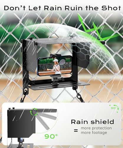 LC-dolida Fence Mount w/ Sun & Rain Visor for GoPro, DJI, Insta360 & Smartphones - image 4