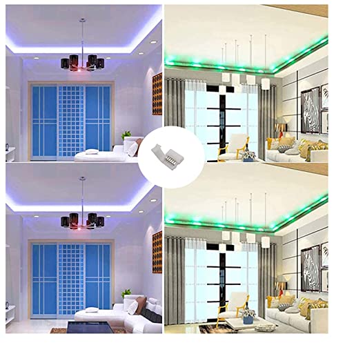 ENQIMAOYI LED Strip Connector Kit for 5050 12mm 6Pin RGBWW LED Strip,Includes Extension Cable, L/T Shape Solderless Gapless Adapter,Non-Waterproof Connector,Provides Most Parts for DIY (6PIN DIY) by ENQIMAOYI - Image 3