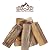 Smoak Firewood’s Cooking Wood Mini Splits - USDA Certified Kiln Dried Pizza Oven Wood, Grilling Wood, Smoking Wood, BBQing Wood (8inch Pieces, 8-10lbs 729 Cubic in – RED Oak)
