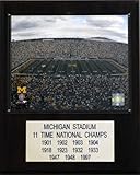 NCAA Football Michigan Stadium Stadium Plaque