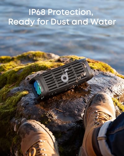 Image of Soundcore Boom 3i by Anker, 50W Compact Outdoor Speaker, Floating Playback | IP68 Waterproof, BassUp 2.0, Saltwater-Resistant, Bluetooth 5.3, 16H, TWS, ideal for Kayak /Fishing /Camping