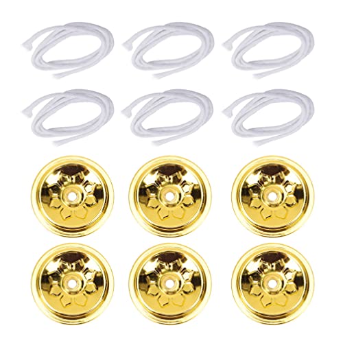 Set de 6 Mechas Flotantes para Lámparas de Aceite COHEALI
