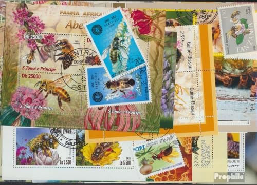 Sellos de abejas para completar colecciones de insectos e invertebrados