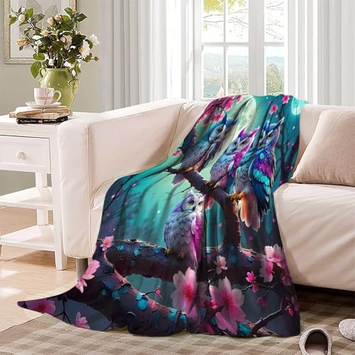 Couverture de lit douce Hiouf avec impression 3D et microfibre premium - 4