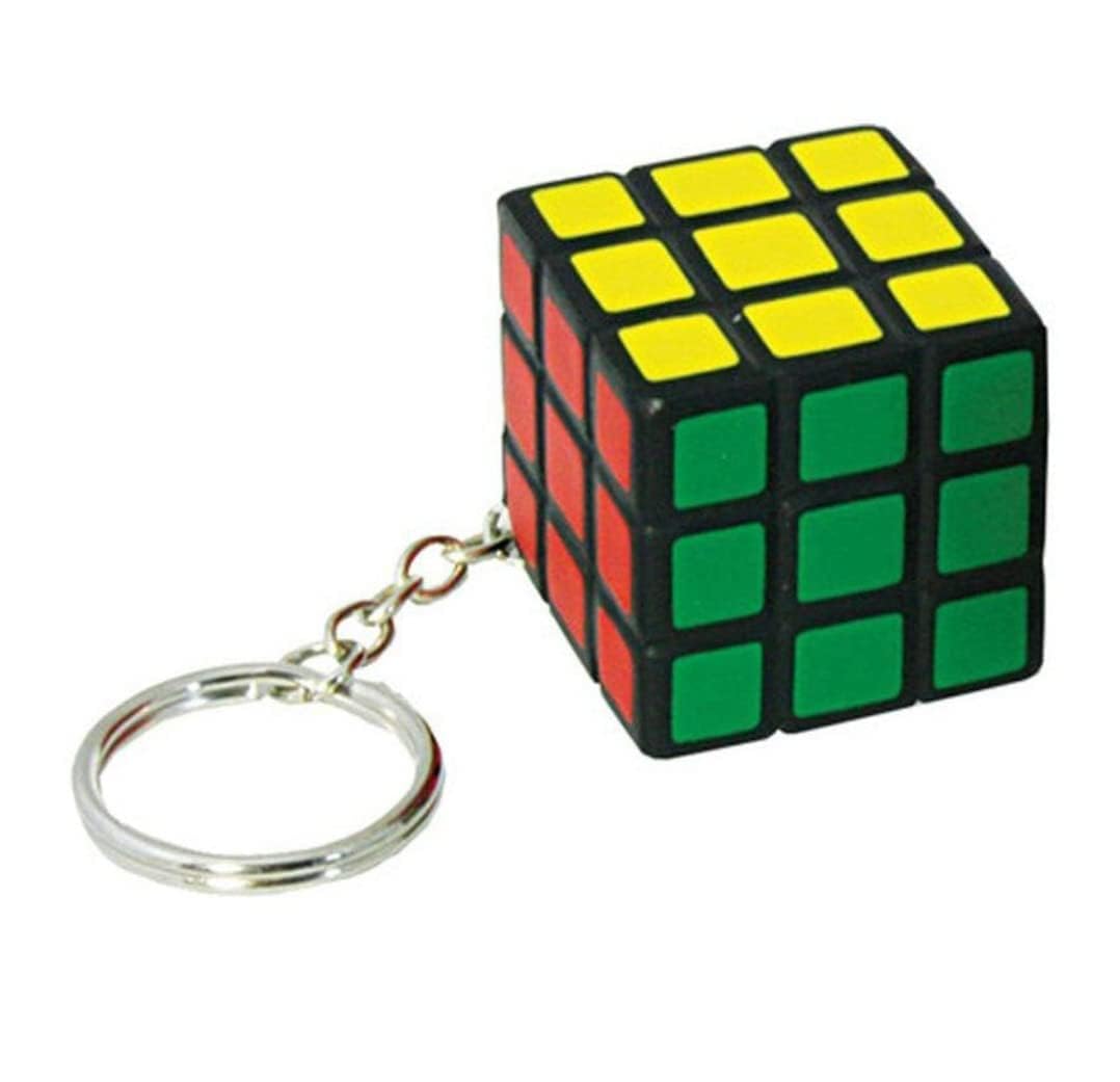 Himanshu Trading Company Mini Rubik Cube Keychain Set of 1-3×3 Cube - Key Chain - Birthday Return Gift for Kids & Adults-image-22