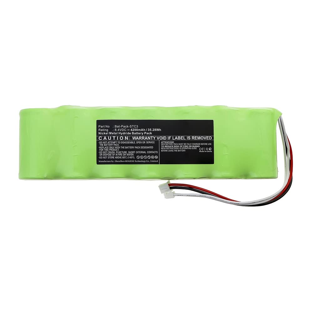 Synergy Digital Equipment Battery, Compatible with Rover CNg Equipment, (Ni-MH, 8.4V, 4200mAh) Ultra High Capacity, Replacement for Rover Bat-Pack-STC3 Battery