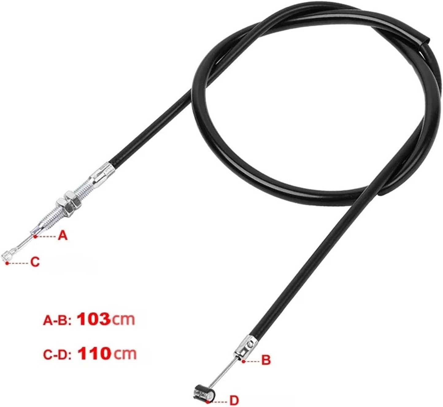 600CC Motorcycle Part Adjustable Clutch Control Cable Line Wire Compatible With CBR600 F4I A AC 2001-2006 03 2004 2005 CBR600F CBR 600 22870-MBW-000
