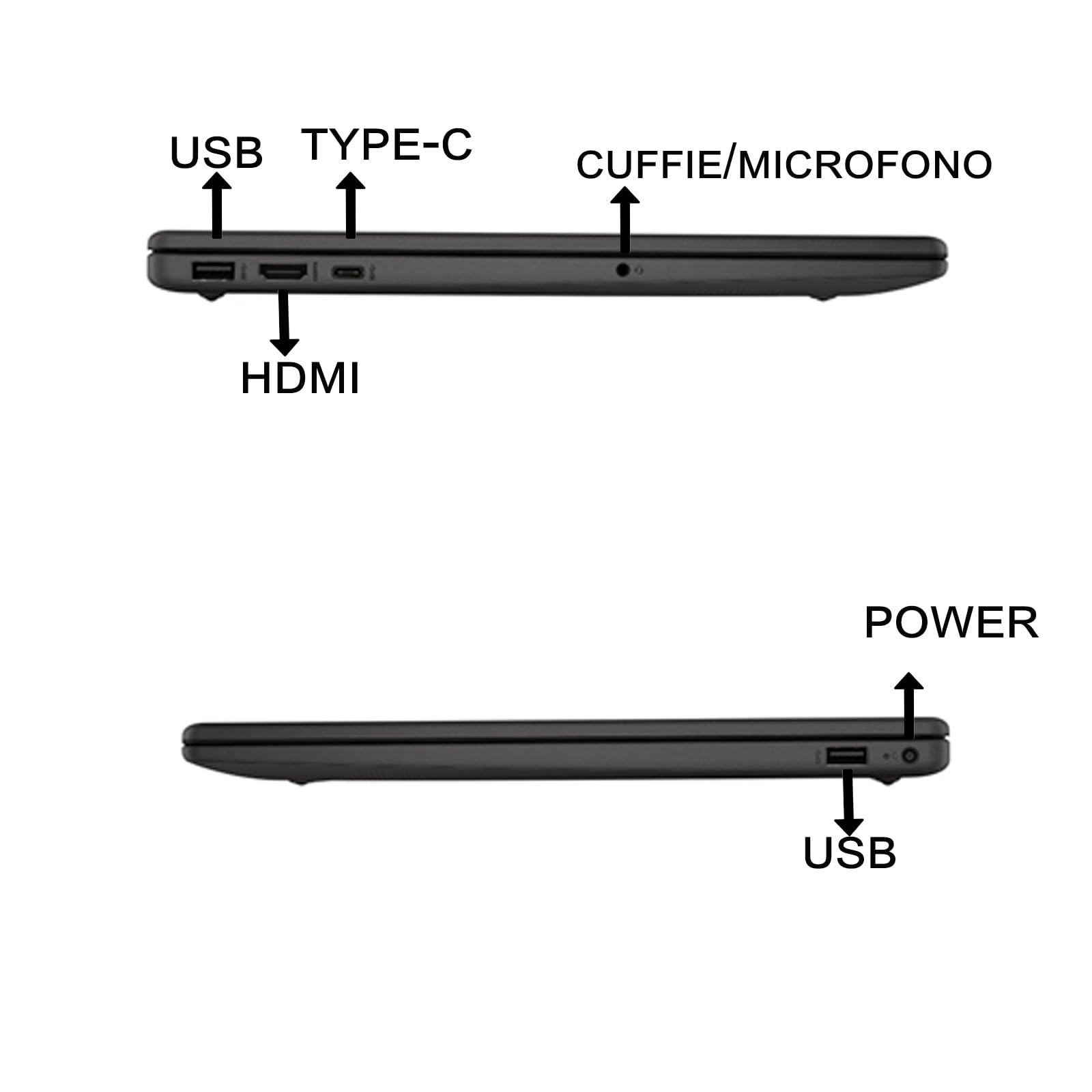 HP Notebook 250 G10 - Portatile PC con Intel Core i7 e SSD NVMe - Dettaglio