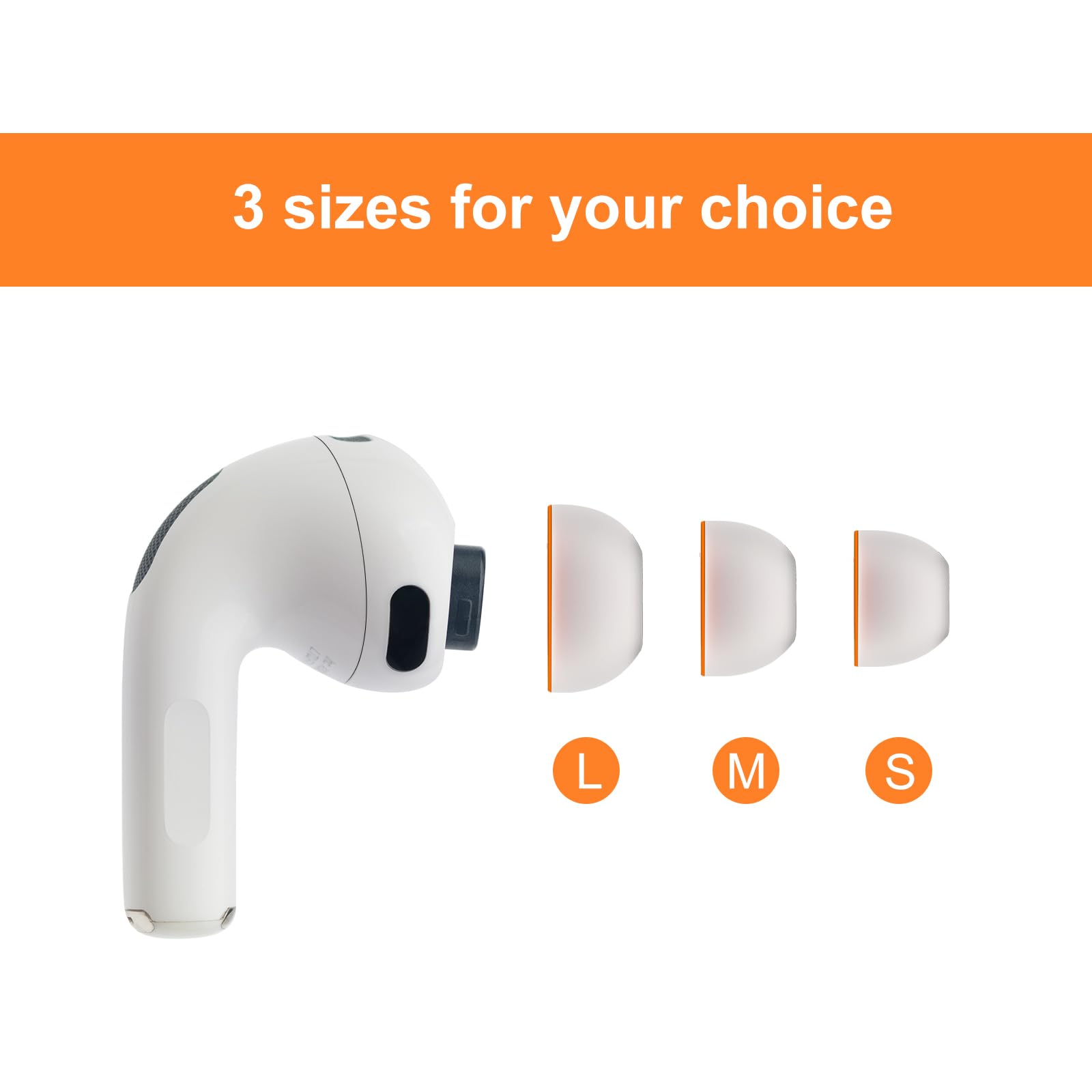 Amazon | AirPods Pro 3用交換用イヤーチップ、シリコンシールド付き