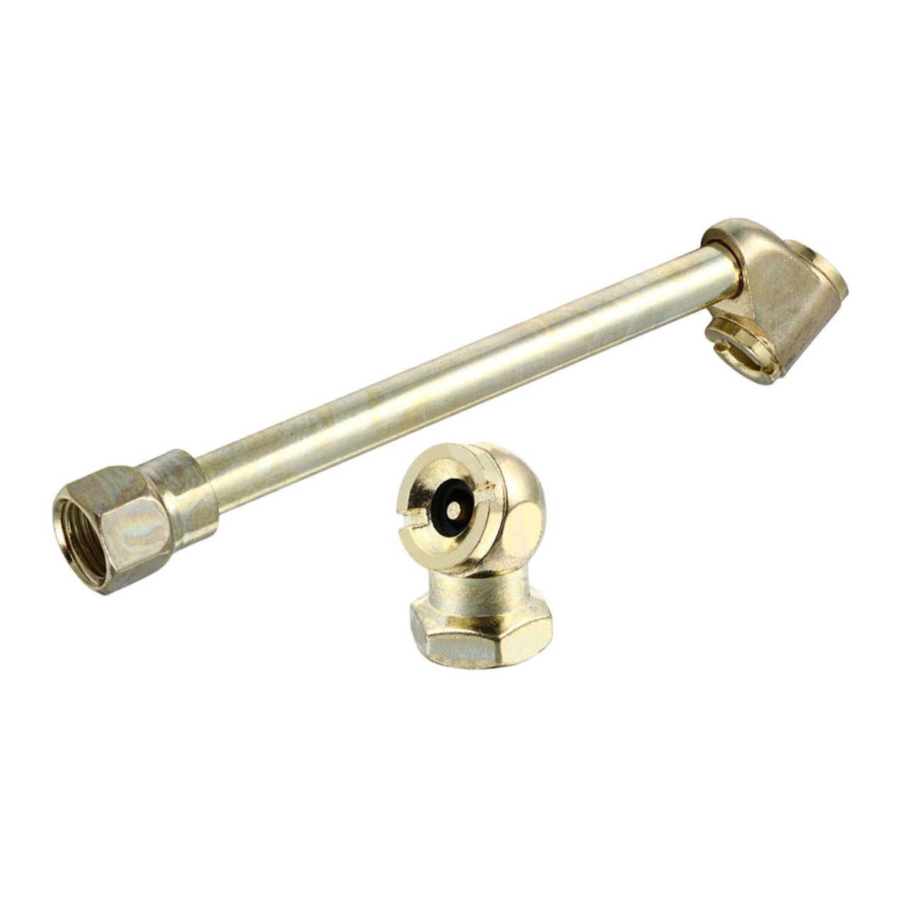 PRETYZOOM Chuck Tire Inflator Nozzle Set 1/4npt Fitment Universal Car Bike Motorcycle Tire Inflator