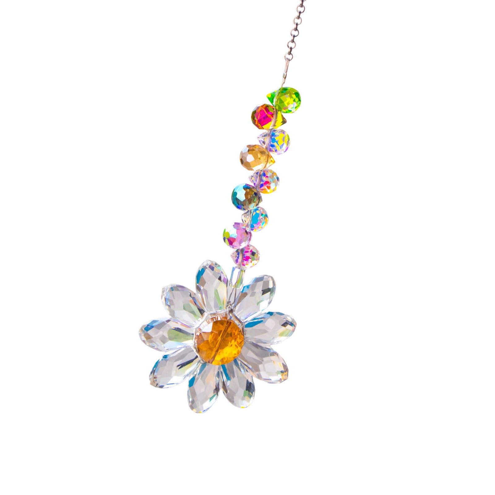 Kalttoy B Crystal Suncatchers Window Hanging Suncatchers Crystal Rainbows Maker Car Hanging Ornament, Outdoor Indoor Car Charm Decors Sun Catchers Indoor Window