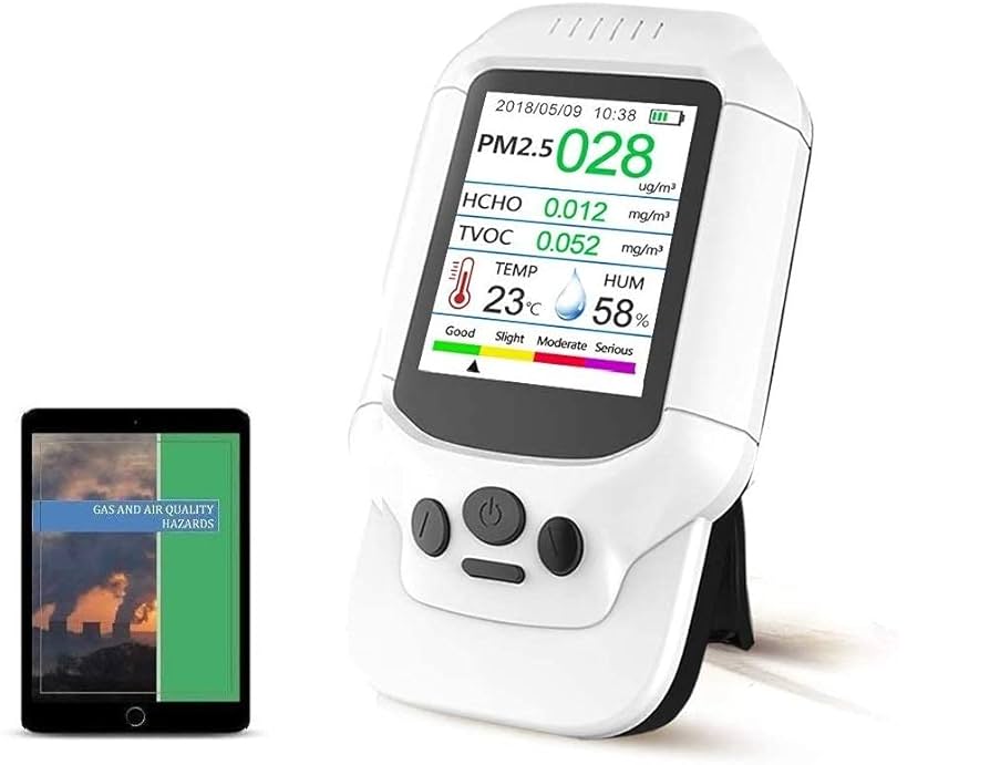 Air Quality Monitor, Formaldehyde Detector, Temperature