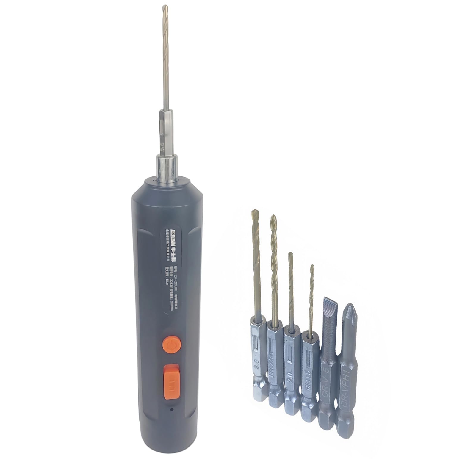 Ordinaryone Light Compact Usb Rechargeable Electric Screwdriver With 6 Bits For Home Projects Home Repair Equipment
